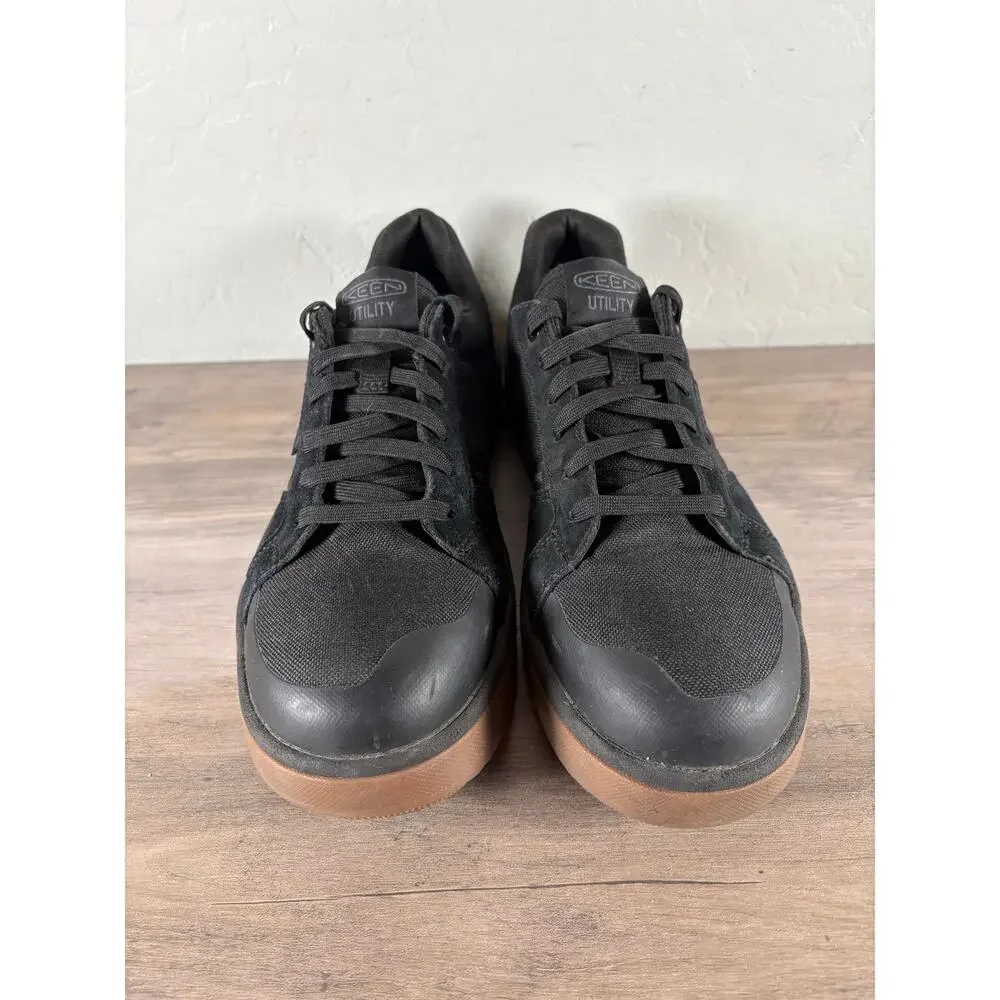 Keen Utility Mens Kenton ESD CT Black/Gum Canvas Work‎ Shoes Sneakers size 8 D